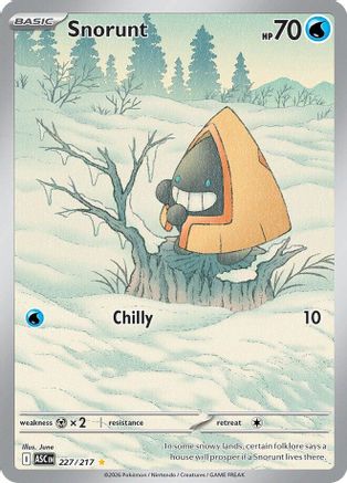 Snorunt - 227/217 - ME Ascended Heroes Holofoil