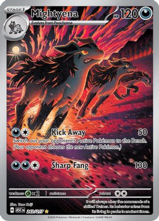Mightyena - 243/217 - ME Ascended Heroes Holofoil