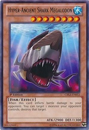 Hyper-Ancient Shark Megalodon (CBLZ-EN012) - Cosmo Blazer Unlimited