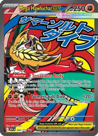 Mega Hawlucha ex - 268/217 268 - ME Ascended Heroes Holofoil