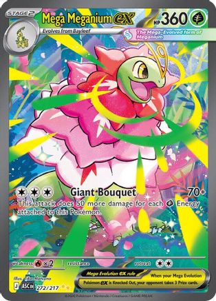 Mega Meganium ex - 272/217 272 - ME Ascended Heroes Holofoil