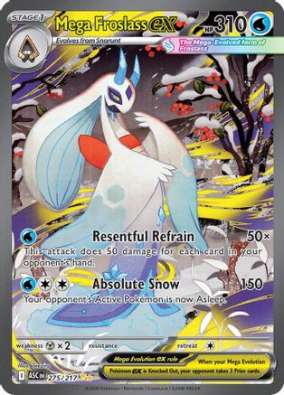 Mega Froslass ex - 275/217 275 - ME Ascended Heroes Holofoil