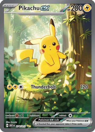 Pikachu EX - 276/217 - ME Ascended Heroes Holofoil