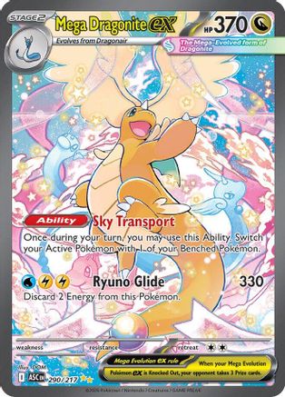 Mega Dragonite EX - 290/217 - ME Ascended Heroes Holofoil