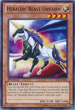 Heraldic Beast Unicorn (CBLZ-EN016) - Cosmo Blazer Unlimited