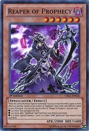 Reaper of Prophecy (CBLZ-EN036) - Cosmo Blazer 1st Edition