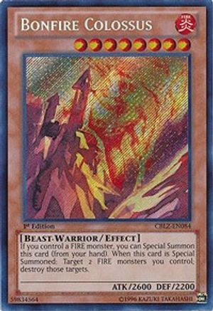 Bonfire Colossus (CBLZ-EN084) - Cosmo Blazer 1st Edition
