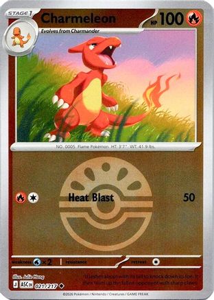 Charmeleon (Quick Ball) 21 - ME Ascended Heroes Reverse Holofoil
