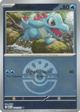 Totodile (Friend Ball) - 041/217 - ME Ascended Heroes Reverse Holofoil