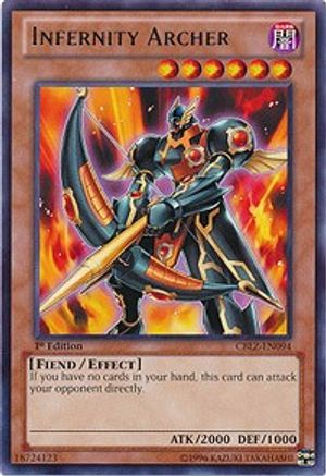 Infernity Archer (CBLZ-EN094) - Cosmo Blazer 1st Edition