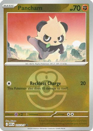 Pancham (Love Ball) - 115/217 - ME Ascended Heroes Reverse Holofoil