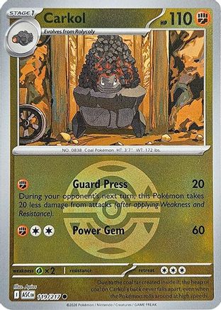 Carkol (Dusk Ball) - 119/217 - ME Ascended Heroes Reverse Holofoil