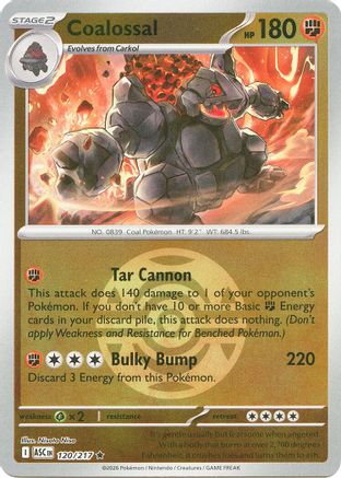 Coalossal (Dusk Ball) - 120/217 - ME Ascended Heroes Reverse Holofoil