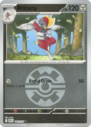 Bisharp (Quick Ball) - 147/217 - ME Ascended Heroes Reverse Holofoil