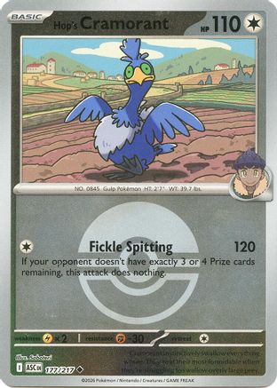 Hop's Cramorant (Poke Ball) - 177/217 - ME Ascended Heroes Reverse Holofoil
