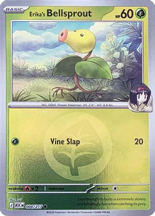 Erika's Bellsprout (Energy Symbol Pattern) 4 - ME Ascended Heroes Reverse Holofoil
