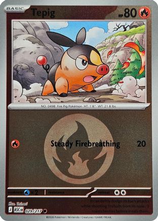 Tepig (Energy Symbol Pattern) 29 - ME Ascended Heroes Reverse Holofoil