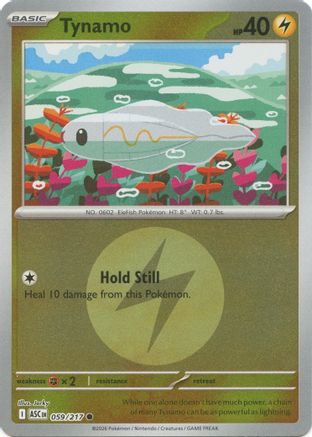 Tynamo (Energy Symbol Pattern) - 059/217 - ME Ascended Heroes Reverse Holofoil