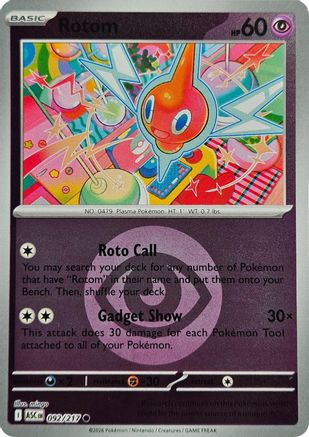 Rotom (Energy Symbol Pattern) - 092/217 - ME Ascended Heroes Reverse Holofoil