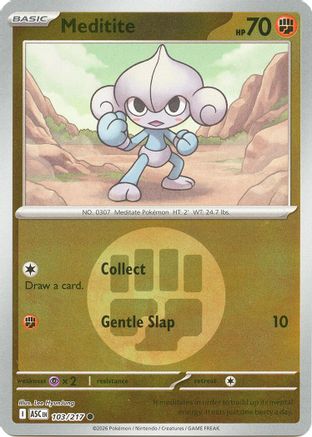 Meditite (Energy Symbol Pattern) - 103/217 - ME Ascended Heroes Reverse Holofoil