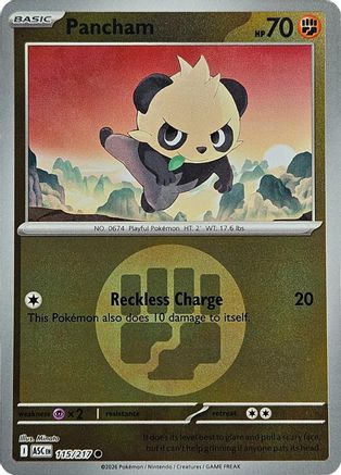 Pancham (Energy Symbol Pattern) - 115/217 - ME Ascended Heroes Reverse Holofoil