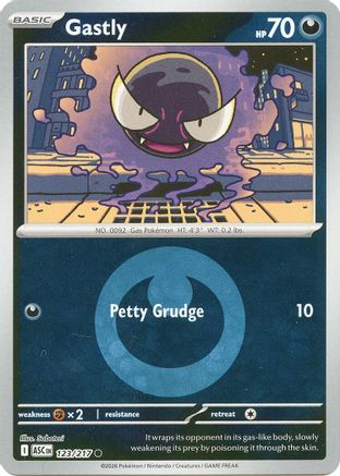 Gastly (Energy Symbol Pattern) - 123/217 - ME Ascended Heroes Reverse Holofoil