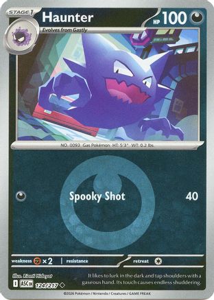 Haunter (Energy Symbol Pattern) - 124/217 - ME Ascended Heroes Reverse Holofoil