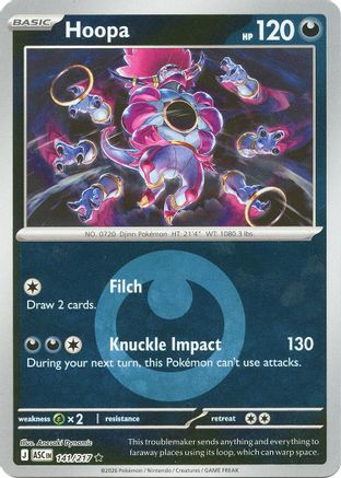 Hoopa (Energy Symbol Pattern) - 141/217 - ME Ascended Heroes Reverse Holofoil