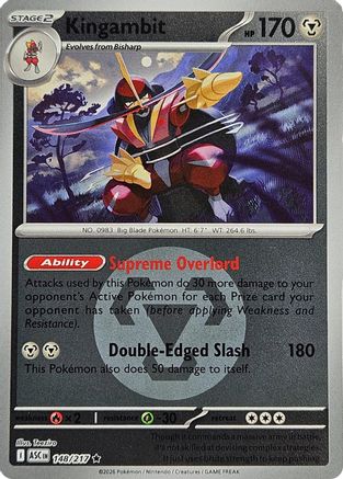 Kingambit (Energy Symbol Pattern) - 148/217 - ME Ascended Heroes Reverse Holofoil