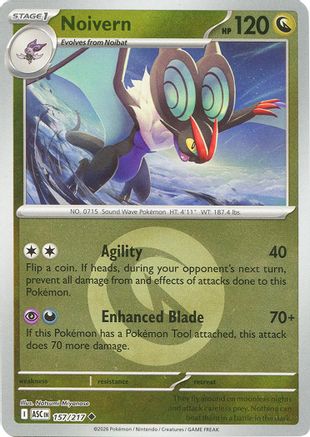 Noivern (Energy Symbol Pattern) - 157/217 - ME Ascended Heroes Reverse Holofoil