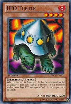 UFO Turtle (SDOK-EN021) - Structure Deck: Onslaught of the Fire Kings 1st Edition