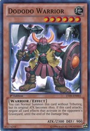 Dododo Warrior (ZTIN-EN001) - 2013 Zexal Collection Tin 1st Edition