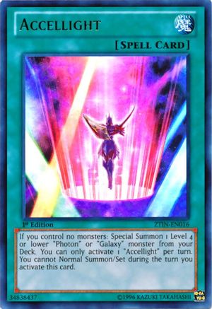 Accellight - ZTIN-EN016 - 2013 Zexal Collection Tin 1st Edition