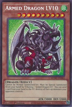 Armed Dragon LV10 (MZMU-EN065) - Maze of Muertos 1st Edition