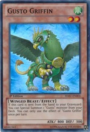 Gusto Griffin (HA07-EN004) - Hidden Arsenal 7: Knight of Stars Unlimited