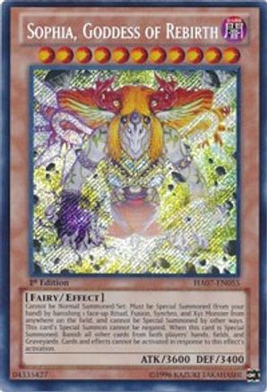 Sophia, Goddess of Rebirth (HA07-EN055) - Hidden Arsenal 7: Knight of Stars 1st Edition