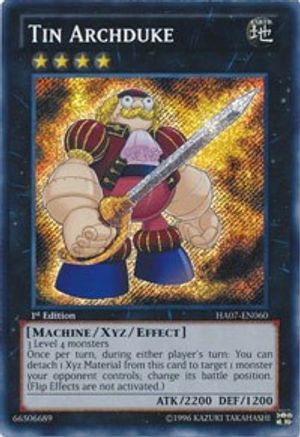 Tin Archduke (HA07-EN060) - Hidden Arsenal 7: Knight of Stars 1st Edition