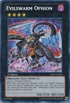 Evilswarm Ophion (HA07-EN064) - Hidden Arsenal 7: Knight of Stars 1st Edition