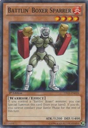 Battlin' Boxer Sparrer (LTGY-EN018) - Lord of the Tachyon Galaxy 1st Edition
