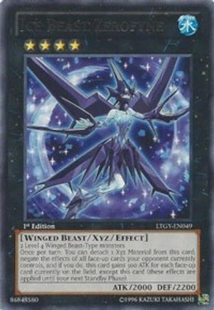 Ice Beast Zerofyne (LTGY-EN049) - Lord of the Tachyon Galaxy 1st Edition