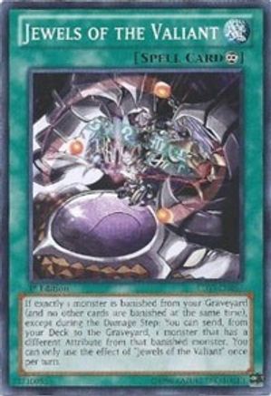 Jewels of the Valiant (LTGY-EN067) - Lord of the Tachyon Galaxy 1st Edition