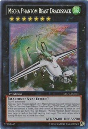 Mecha Phantom Beast Dracossack (LTGY-EN053) - Lord of the Tachyon Galaxy Unlimited