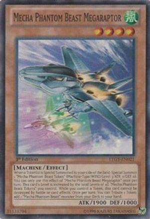 Mecha Phantom Beast Megaraptor (LTGY-EN021) - Lord of the Tachyon Galaxy 1st Edition