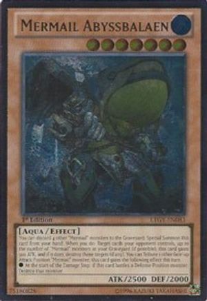 Mermail Abyssbalaen (UTR) (LTGY-EN083) - Lord of the Tachyon Galaxy 1st Edition