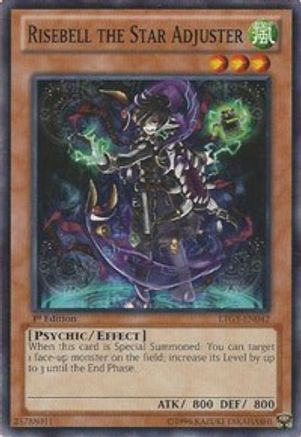 Risebell the Star Adjuster (LTGY-EN042) - Lord of the Tachyon Galaxy 1st Edition