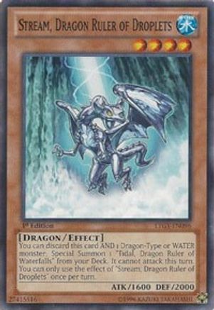 Stream, Dragon Ruler of Droplets (LTGY-EN096) - Lord of the Tachyon Galaxy 1st Edition