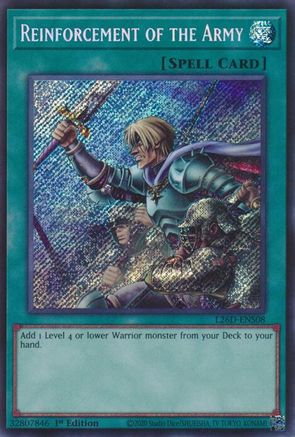 Reinforcement of the Army (Secret Rare) (L26D-ENS08) - Legendary Modern Decks 2026 1st Edition
