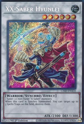 XX-Saber Hyunlei (Secret Rare) (L26D-ENX35) - Legendary Modern Decks 2026 1st Edition