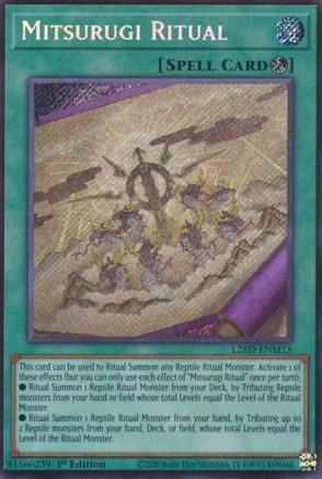 Mitsurugi Ritual (Secret Rare) (L26D-ENM15) - Legendary Modern Decks 2026 1st Edition
