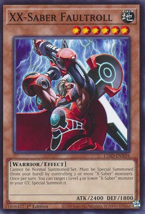 XX-Saber Faultroll (L26D-ENX04) - Legendary Modern Decks 2026 1st Edition